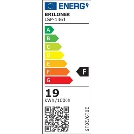 Stāvlampa "PIN" 1 x LED 18W, mat.alumīnijs - BRILONER - 1361-019