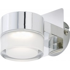 Vannas istabas gaismeklis 1x 5W, 400Lm, LED, IP44, hroms