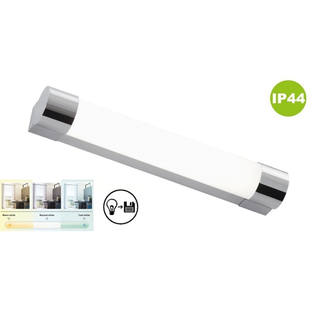 LED, 8W, vannas istabas spoguļa gaismeklis 2072-018 Brilo Briloner
