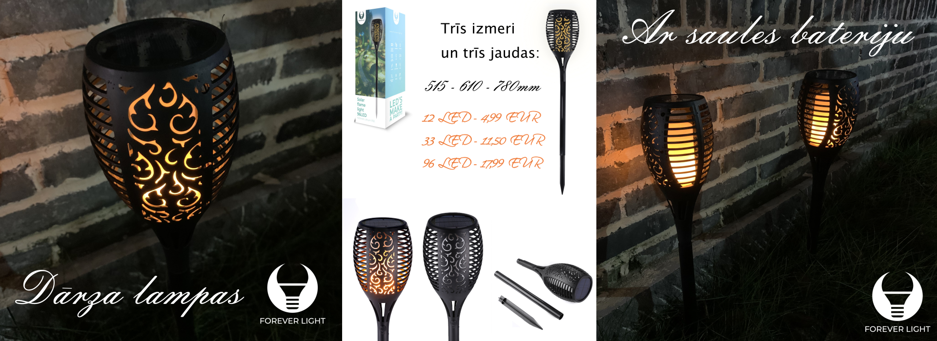 Dārza solarais gaismeklis