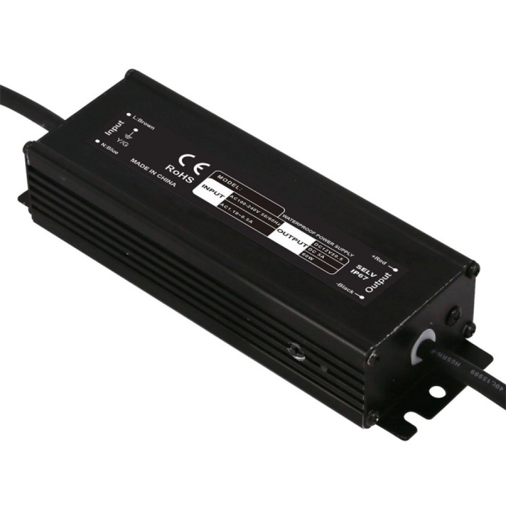 LED barošanas bloks 12V, 150W, 12.5A, IP67