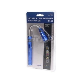 Izbīdāms rokas LED lukturis ar magnētu, LED 3 diodes - OR-LT-1510