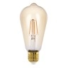 LED filamenta spuldze E27 ST64 4W 270 lm 2200K EGLO (110055)