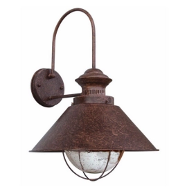 Āra gaismeklis NÁUTICA-P E27, 12W, IP33, rūsas krāsa, FARO 71128 Āra gaismeklis NÁUTICA-P E27, 12W, IP33, rūsas krāsa, FARO 71128