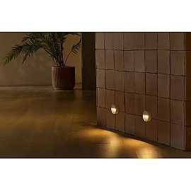 DUNE R āra LED sienas lampa 3 W 4CCT IP65 matēti balta (FARO)