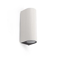 ESTELA āra sienas lampa 2xGU10 5 W IP65 balta (FARO)