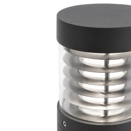 LED gaismas stabiņš GIZA, COB 15W modulis, 500Lm, 3000K, IP54, tumši pelēks - FARO - 70768