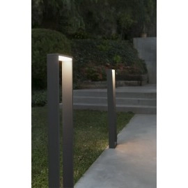 LED gaismas stabiņš ALP LED, SMD 6W modulis, 190Lm, 3000K, IP54, tumši pelēks, lielā - FARO - 74452