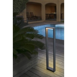 LED gaismas stabiņš ALP LED, SMD 6W modulis, 190Lm, 3000K, IP54, tumši pelēks, lielā - FARO - 74452