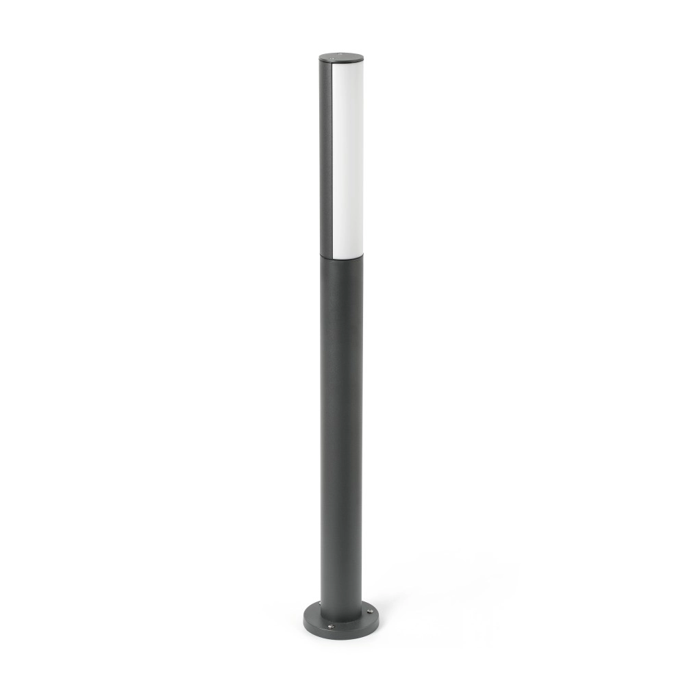 LED gaismas stabiņš BERET-2, SMD 2835 8W 4000K 350Lm, IP54, tumši pelēks - FARO - 75523