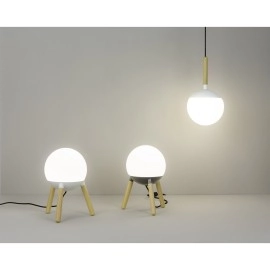 Lustra MINE, 1 x E27 max. 20W, IP20, pelēka/balta -  FARO - 2837x