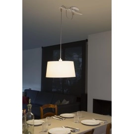 Lampa FUSTA, 1 x E27 max. 20W, IP20, balta -  FARO - 28394