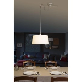 Lampa FUSTA, 1 x E27 max. 20W, IP20, balta -  FARO - 28394