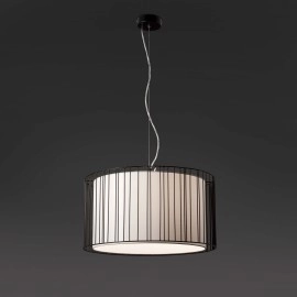 Lampa LINDA, 1 x E27 max. 100W, IP20, balts/melns -  FARO - 2930x