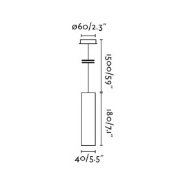 Gaismeklis ORA LED, 1 x LED 4W modulis, IP20, melna/balta - FARO - 2989x