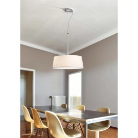 Lustra HOTEL, 3 x E27 max. 20W, IP20, balta/melna -  FARO - 2994x