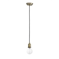 Lustra ART, 1 x E27 max. 60W, IP20, antīka zelta krāsā -  FARO - 64137