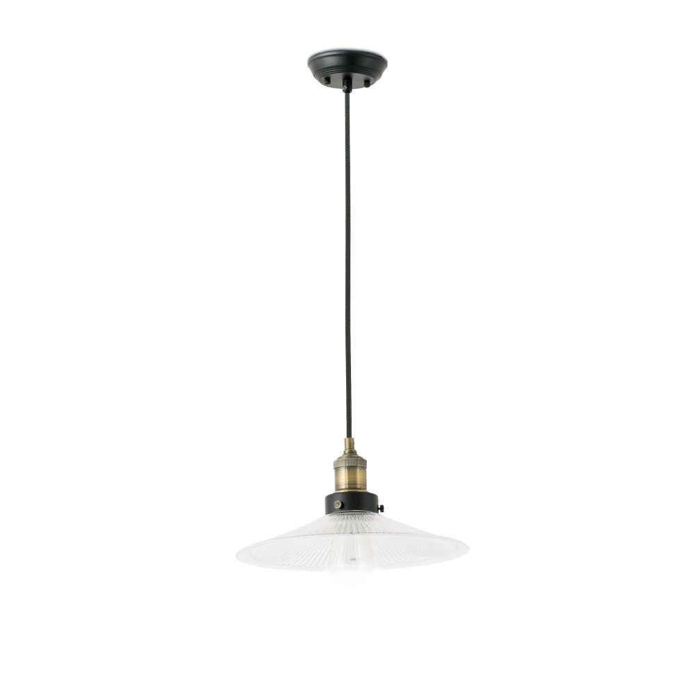 Lustra HALITA, 1 x E27 max. 60W, IP20, caurspīdīgs stikls -  FARO - 65071