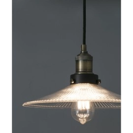 Lustra HALITA, 1 x E27 max. 60W, IP20, caurspīdīgs stikls -  FARO - 65071