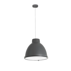 Lustra CHARLOTTE, 1 x E27 max. 60W, IP20, balta/tumši peleka -  FARO - 6856x