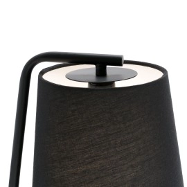 Sienas lampa BERNI, 1 x E27 max. 20W, IP20, melna/balta/matēta niķeļa - FARO - 2932x