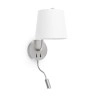 FARO BERNI sienas lampa ar LED lasīšanas gaismu, E27 + 3 W LED, 3000 K, 293xx