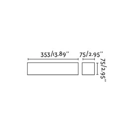 Sienas lampa EACO-2, 2 x G9 max. 40W, IP20, balta - FARO - 63177