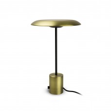 HOSHI LED galda lampa, satīna zelta/melna - FARO - 28387