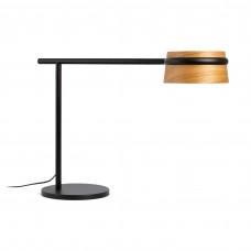 LOOP LED - melna galda lampa ar koka apdari - FARO - 29568
