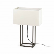 VESPER brūna un smilškrāsas galda lampa - FARO - 29985