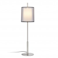 SABA matēta niķeļa galda lampa h 84 mm - FARO - 68546