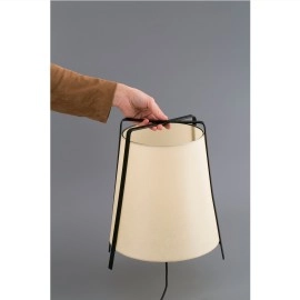 AKANE-P smilškrāsas galda lampa mazā - FARO - 28370