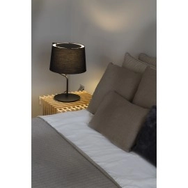 BERNI melna galda lampa - FARO - 29333