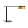LOOP LED - melna galda lampa ar koka apdari - FARO - 29568