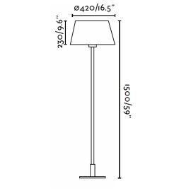 MITIC smilškrāsas stāvlampa - FARO - 68418