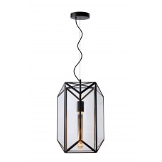 Griestu lampa "FERN", 1x E27 max. 60W, melna- stikls, metāls - LUCIDE - 25406/01/30