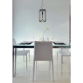 Griestu lampa "FERN", 1x E27 max. 60W, melna- stikls, metāls - LUCIDE - 25406/01/30