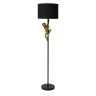 Stāvlampa "EXTRAVAGANZA CHIMP", 1x E27 max. 60W, melna zelta - metāls - kokvilna - LUCIDE - 10702-81-30