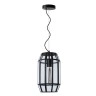 Griestu lampa "FERN", 1x E27 max. 60W, melna- stikls - metāls - LUCIDE - 25408/01/30