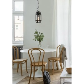 Griestu lampa "FERN", 1x E27 max. 60W, melna- stikls - metāls - LUCIDE - 25408/01/30