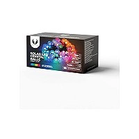 CRYSTAL BALLS SCB61 saules LED gaismu virtene 6,5 m 30 bumbiņas daudzkrāsu IP65 (Forever Light RTV100188)