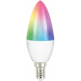 Forever Light SMART LED spuldze E14 C37, 5.5W, RGB+CCT, Tuya, 470lm
