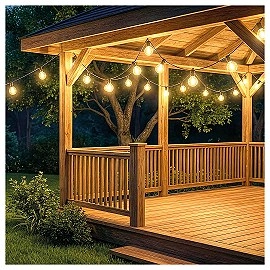 SUNARI FLS-180 saules LED gaismu virtene 8,5 m 10+1 spuldzes 2700K ar pulti (Forever Light RTV222476)