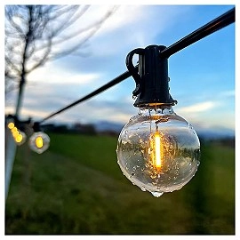 SUNARI FLS-180 saules LED gaismu virtene 8,5 m 10+1 spuldzes 2700K ar pulti (Forever Light RTV222476)