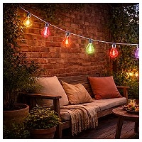 SUNARI FLS-400 saules LED gaismu virtene 4 m 10 daudzkrāsu spuldzes (Forever Light RTV222475)