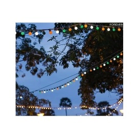 LED spuldžu komplekts G45 E27 2W oranžs, 5 gab. (Forever Light)
