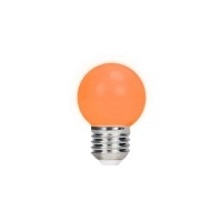 LED spuldžu komplekts G45 E27 2W oranžs, 5 gab. (Forever Light)