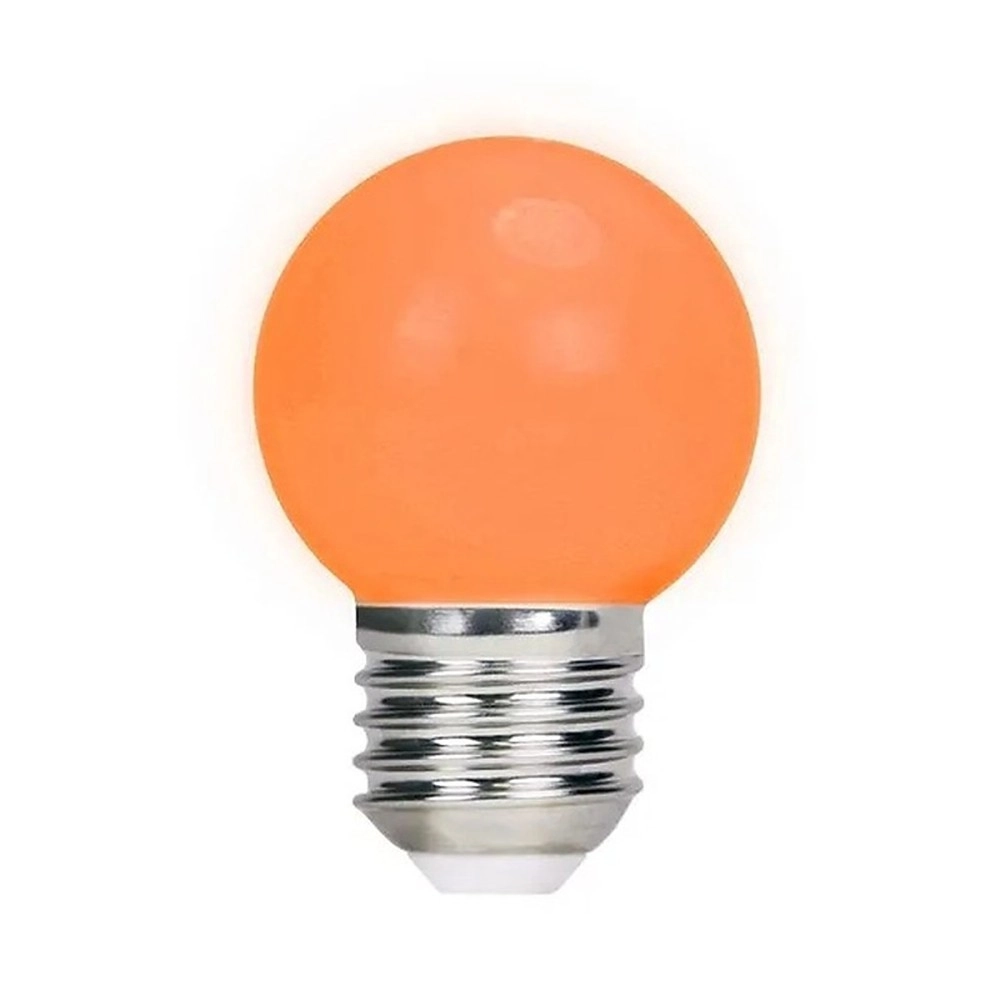 LED spuldžu komplekts G45 E27 2W oranžs, 5 gab. (Forever Light)