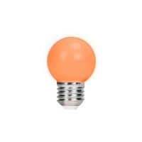 G45 LED spuldžu komplekts E27 2W oranžs 5 gab. (Forever Light)