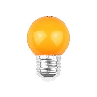 G45 LED spuldžu komplekts E27 2W oranžs 5 gab. (Forever Light)